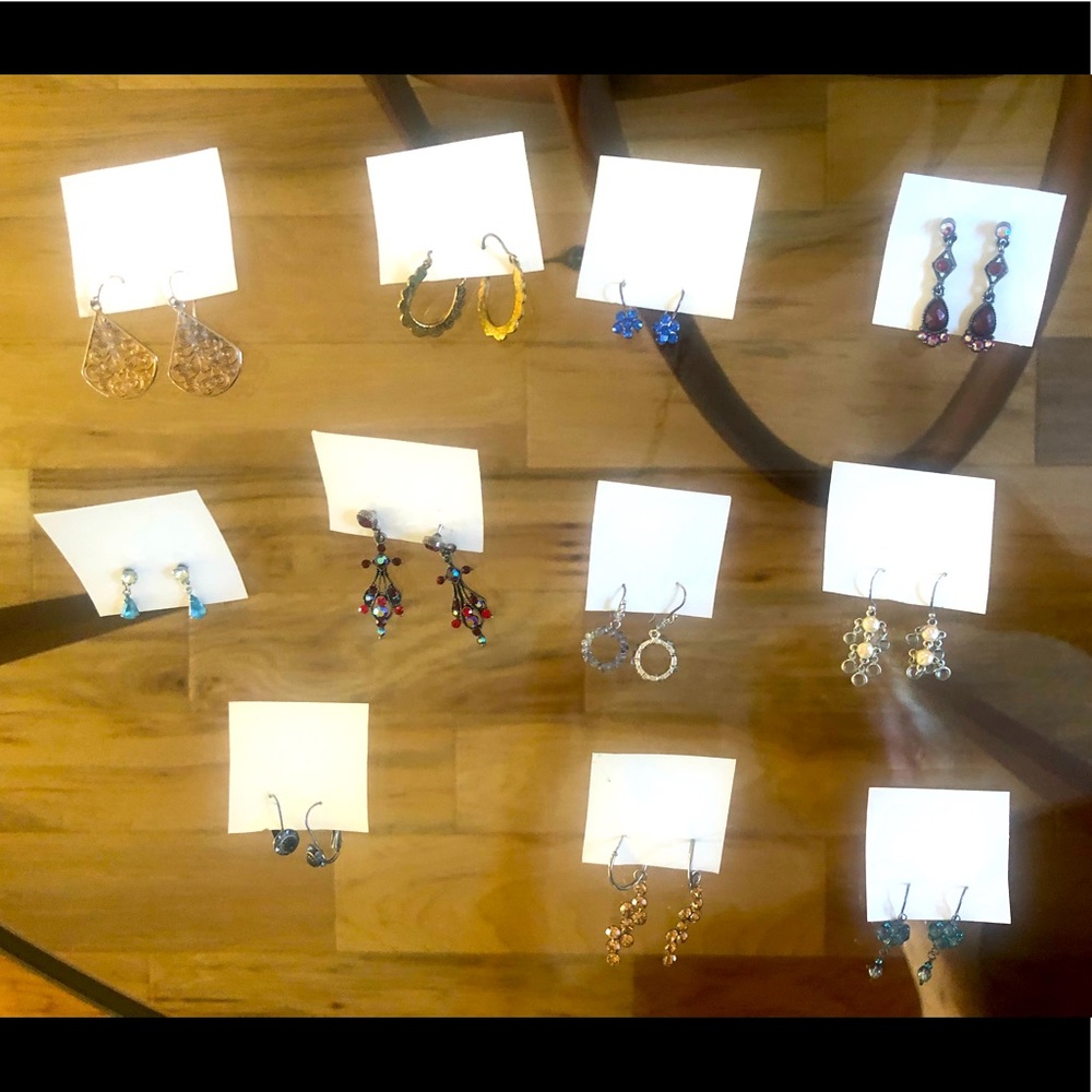 Bundle - Eleven Pairs of Earrings - sold as set